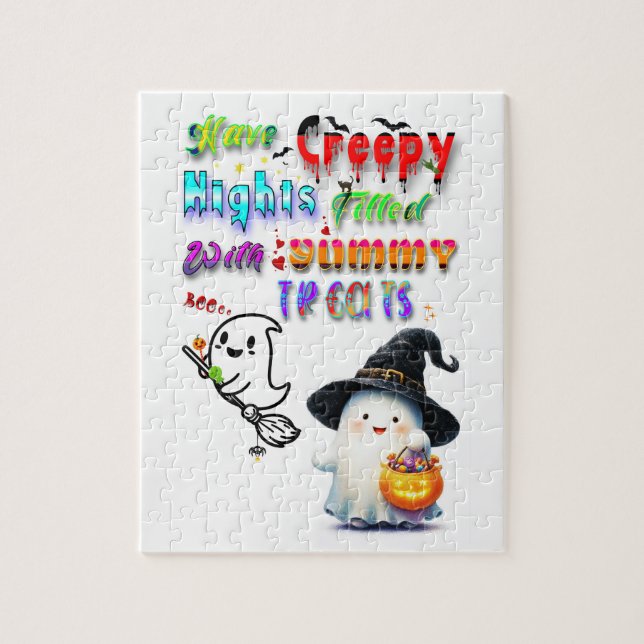 Puzzle Ayez des nuits flippantes remplies de friandises d (Vertical)