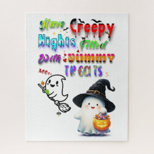 Puzzle Ayez des nuits flippantes remplies de friandises d