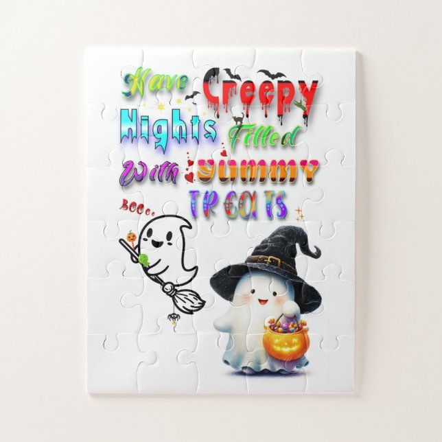 Puzzle Ayez des nuits flippantes remplies de friandises d (Vertical)