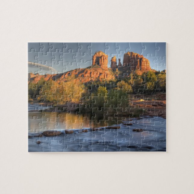 Puzzle AZ, Arizona, Sedona, Crescent Moon Recreation 3 (Horizontal)