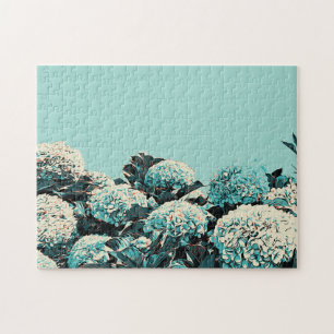 Puzzle Azores gift, Hydrangeas Illustration Portugal