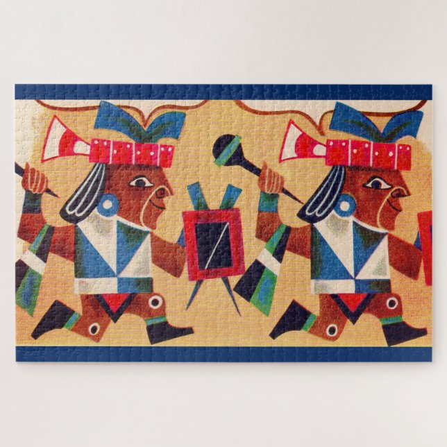 Puzzle Aztec Aztecs (Horizontal)