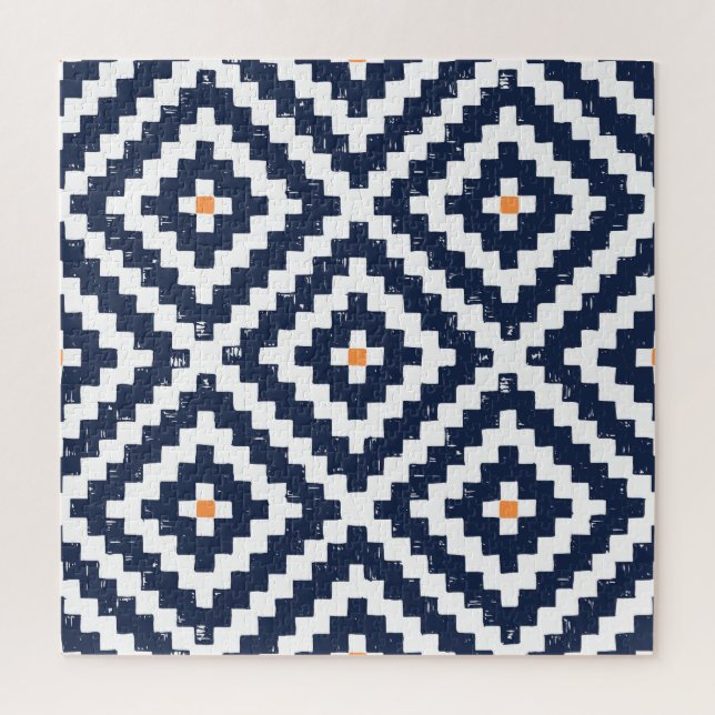 Puzzle Aztec Navajo, Motif ethnique sans mer (Vertical)