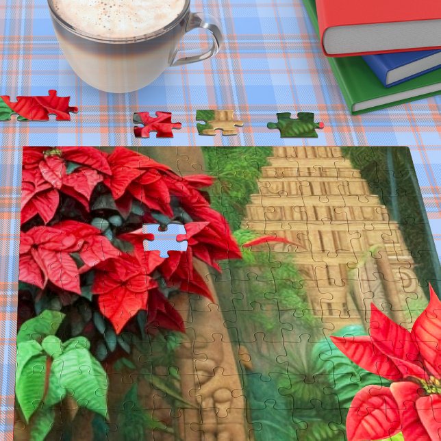 Puzzle Aztec Poinsettias #1 (Créateur téléchargé)