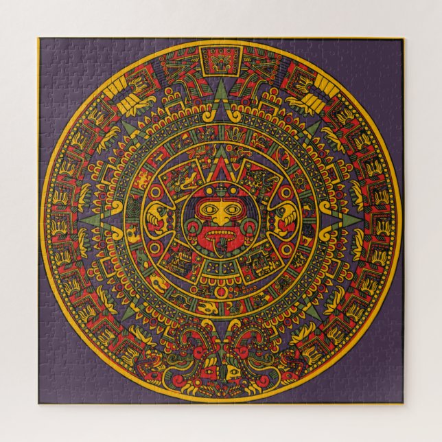 Puzzle Aztec Sun  (Vertical)
