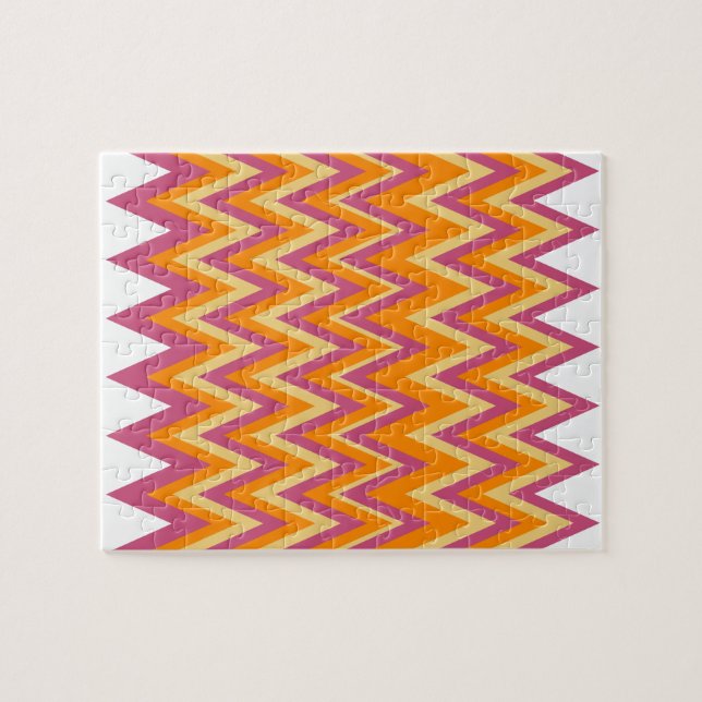 Puzzle Aztec Tribal ZigZag (Horizontal)
