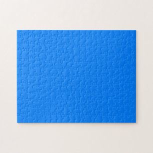Puzzle Azure Solid Color Personnaliser It