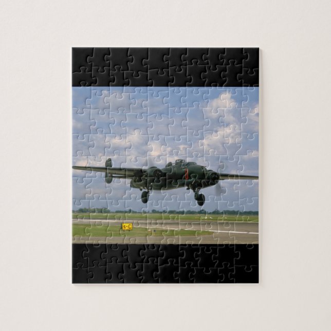 Puzzle B25 juste avant des avions de Landing_WWII (Vertical)
