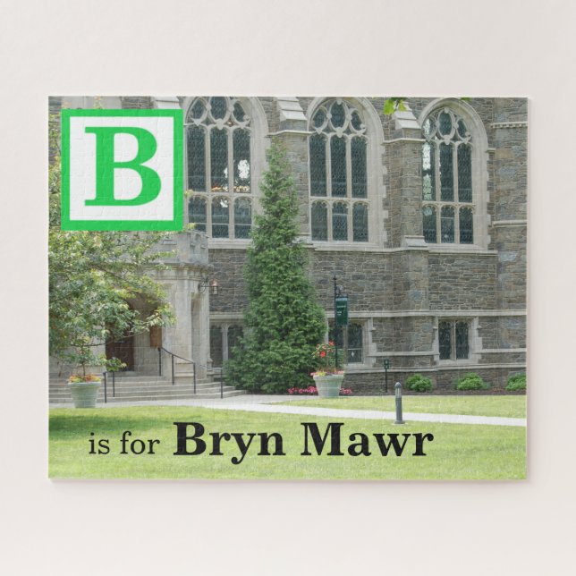 Puzzle B est pour Bryn Mawr Great Hall Photographie (Horizontal)
