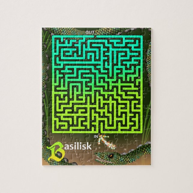 Puzzle B is for Basilisk Maze (Vertical)