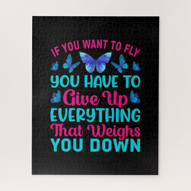 Puzzle Babfly | If You Want To Fly (Vertical)