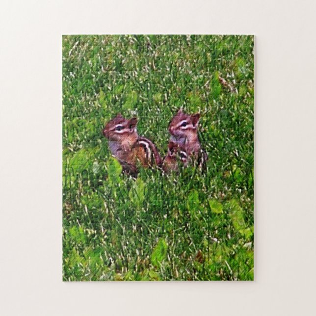 Puzzle Baby Chipmunks Premier Jour #1 Animal Art (Vertical)