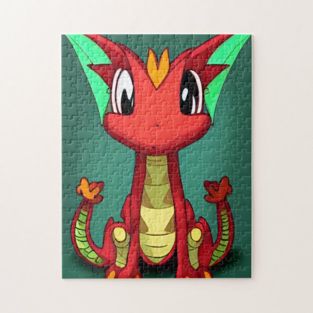 Puzzle Baby Dragon (Vertical)