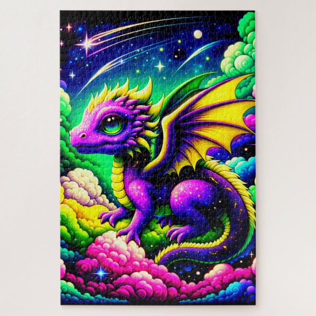 Puzzle Baby Dragon (Vertical)