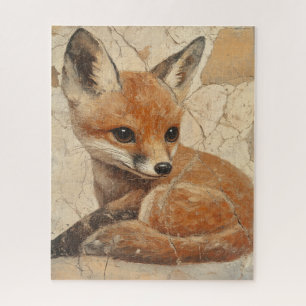 Puzzle Baby Fox Old World Look
