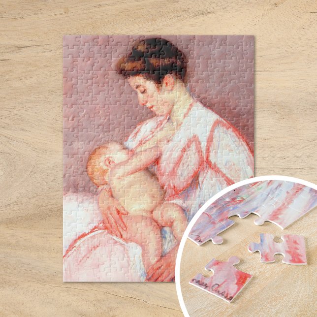 Puzzle Baby John Être nourri | Mary Cassatt (Créateur téléchargé)