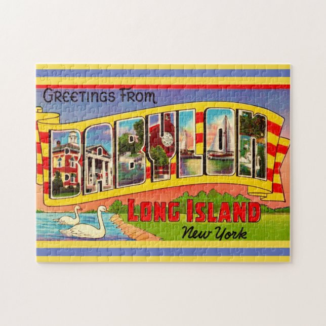 Puzzle Babylon Long Island 11x14 (Horizontal)