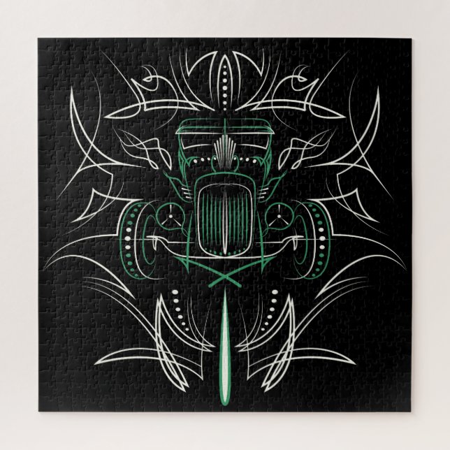 Puzzle Baguette chaude à rayures (Vertical)