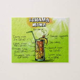 Puzzle Bahama Mama Cocktail Recipe