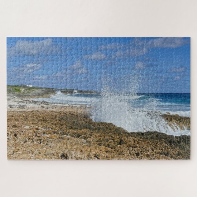 Puzzle Bahamas Splash, Great Abaco Island, Bahamas (Horizontal)