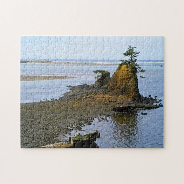 Puzzle Baie de Siletz Oregon. (Horizontal)