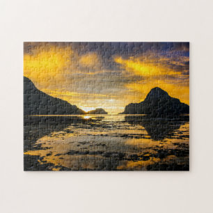 Puzzle Baie d'El Nido au coucher du soleil