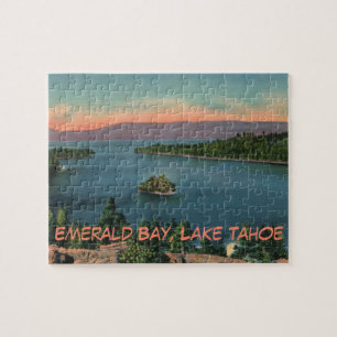 Puzzle Baie vintage d'émeraude du lac Tahoe