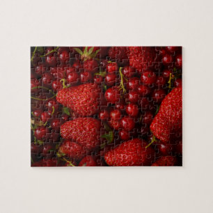 Puzzle Baies et fraises rouges
