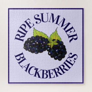 Puzzle Baies-mûres d'été Blackberry Berry Berries