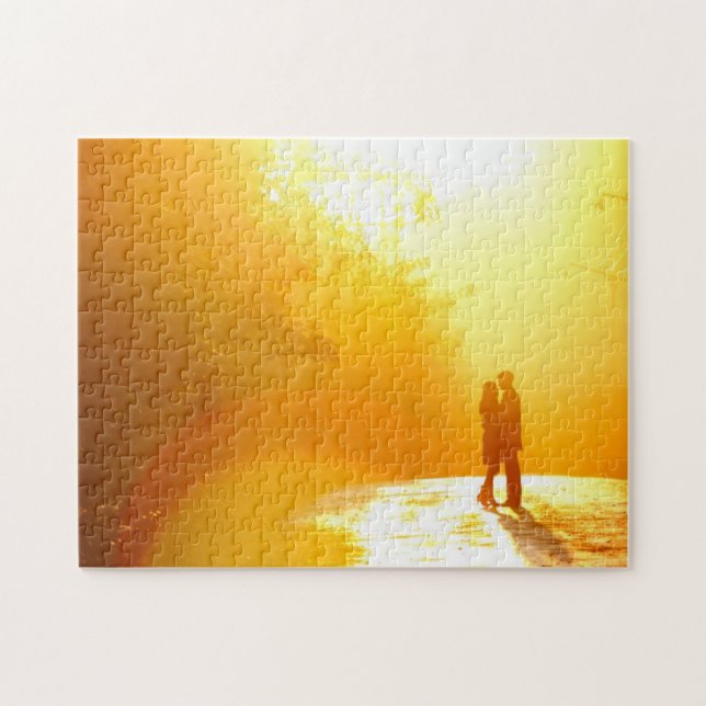 Puzzle Baisers des couples à la lumière du soleil (Horizontal)