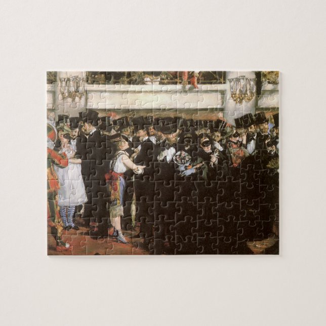 Puzzle Bal masqué à l'Opéra par Édouard Manet (Horizontal)