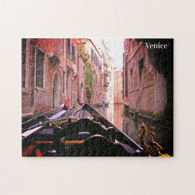 Puzzle Balade en gondole à Venise Carte postale de vacanc (Horizontal)