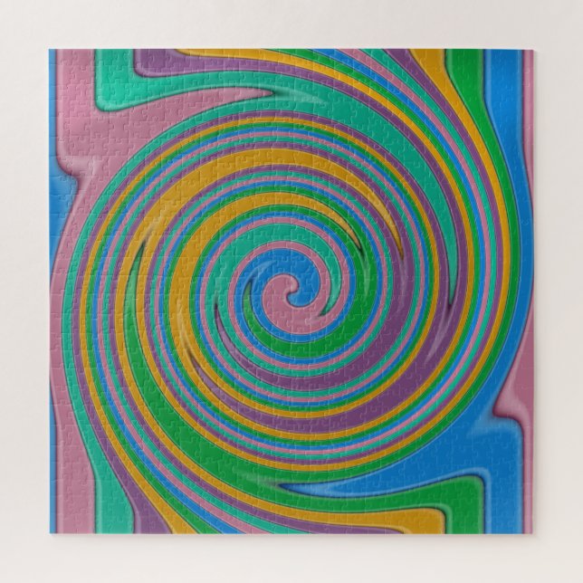 Puzzle Balayage arc-en-ciel (Vertical)