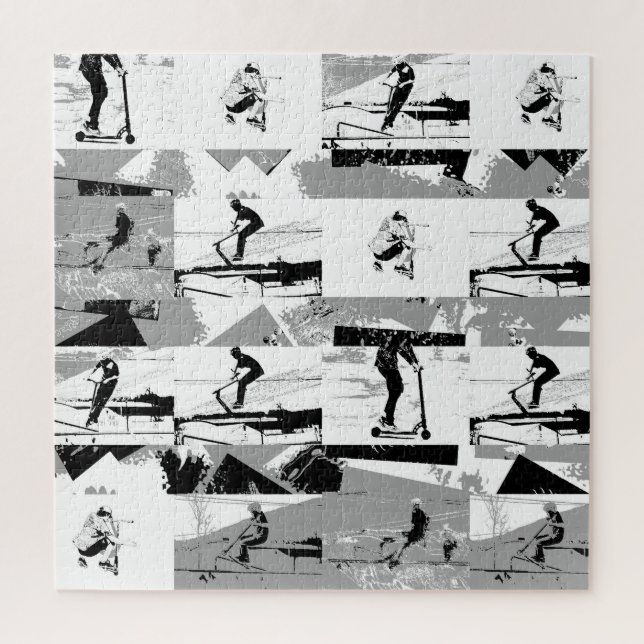 Puzzle Balayons autour - Stunt Scooter Rider (Vertical)