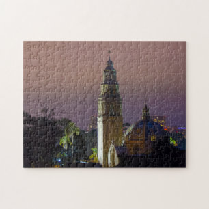 Puzzle Balboa Park California Tower Dome à Dusk