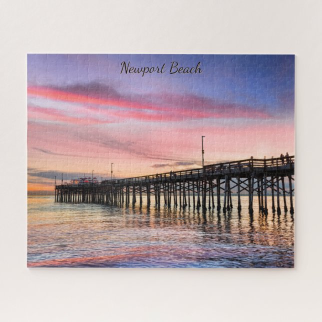 Puzzle Balboa Pier Sunset, Newport Beach, Californie (Horizontal)