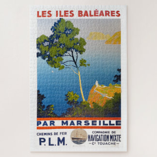 Puzzle Baléares Vintage Voyage en France