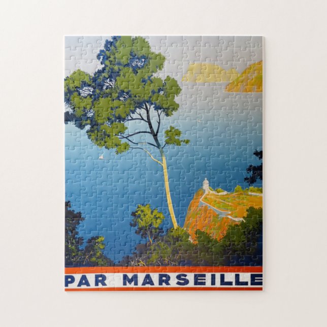 Puzzle Baléares Vintage Voyage en France (Vertical)