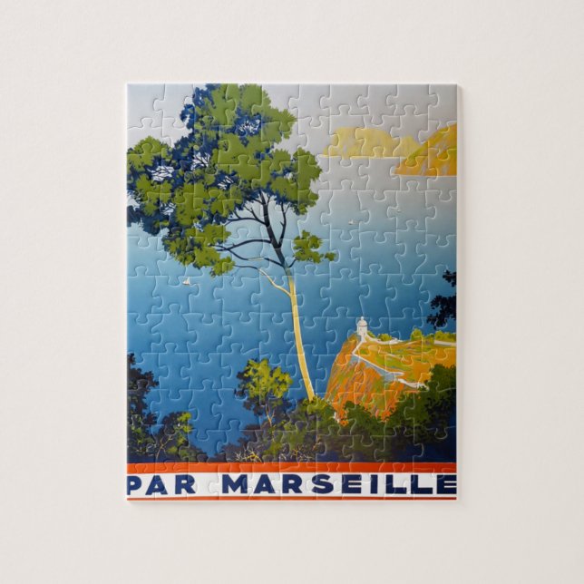Puzzle Baléares Vintage Voyage en France (Vertical)