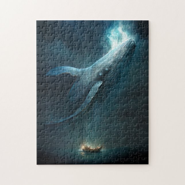 Puzzle Baleine Dans Le Ciel L'Art Imaginaire (Vertical)