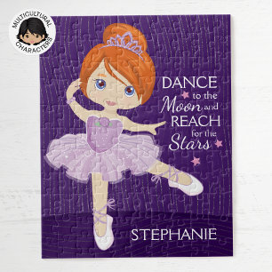 Puzzle Ballerina aux cheveux rouges