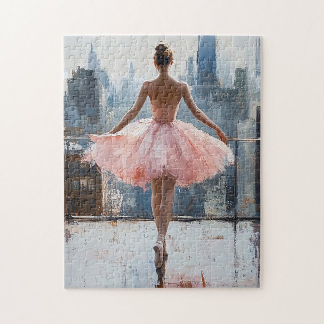 Puzzle Ballerina dans la ville Impressionniste (Vertical)
