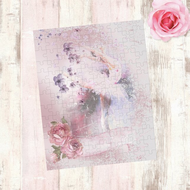 Puzzle Ballerina Danse Florals Ruban (Créateur téléchargé)