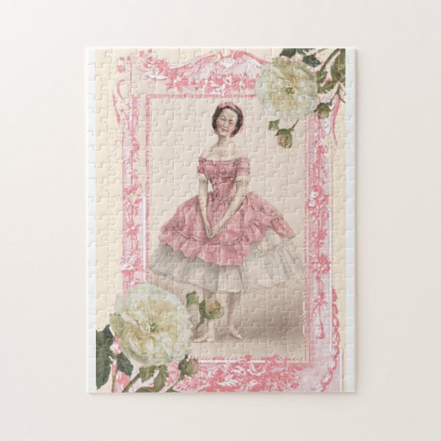 Puzzle Ballerina, danseuse, romantique (Vertical)