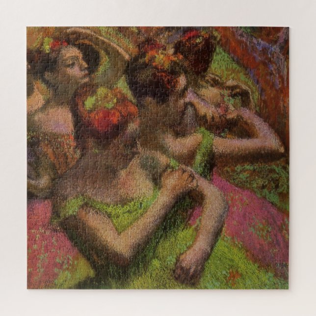 Puzzle Ballerinas Adjusting Their Dresses (Edgar Degas) (Vertical)