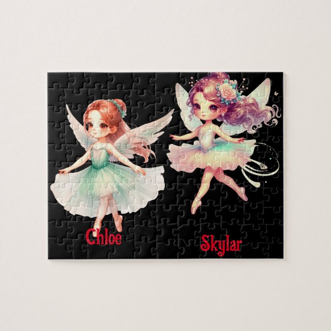 Puzzle Ballerinas avec ailes et tutu (Horizontal)