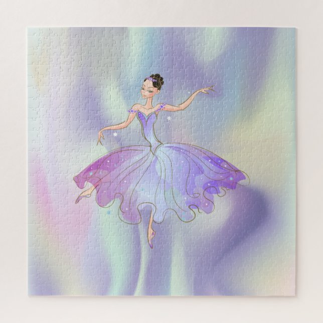 Puzzle Ballerine Abstraite Ombrée Tendance (Vertical)