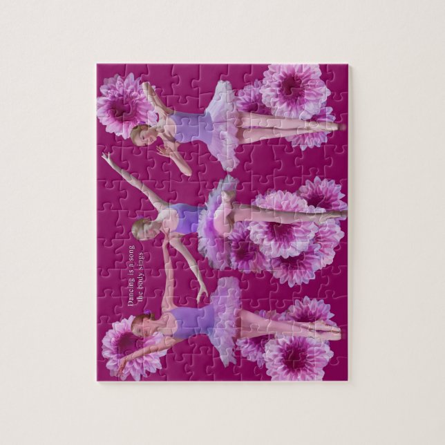 Puzzle Ballerine et mamans roses (Vertical)