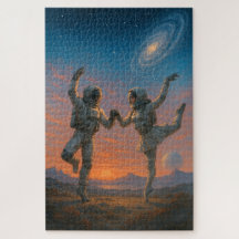 Ballet interstellaire sur la planète Alien