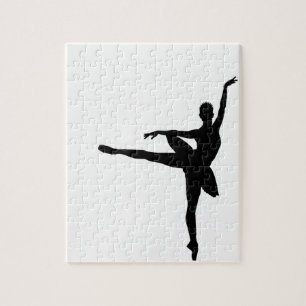 Puzzle Ballet simple Ballerina noir blanc